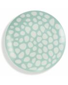 6 mehrfarbige Marea Seitenteller aus Porzellan, D.19 cm