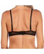 Soutien-gorge en Dentelle People noir/rouge
