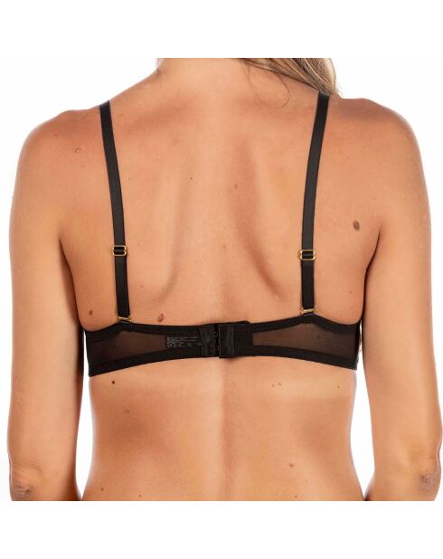 Soutien-gorge en Dentelle People noir/rouge