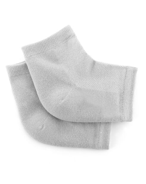 Chaussettes hydratantes avec des coussinets en gel et des huiles naturelles relocks  gris