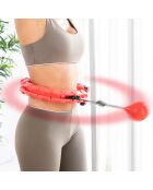 Anneau de fitness intelligent ajustable  rouge/noir