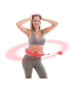 Anneau de fitness intelligent ajustable  rouge/noir