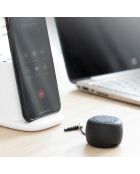 Mini-enceinte portable et rechargeable sans fil miund gadget tech noire