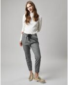 Pantalon en Laine mélangée Tapered Rygge gris