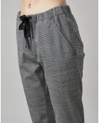 Pantalon en Laine mélangée Tapered Rygge gris