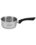 Casserole induction manche fixe grise - D.12 cm