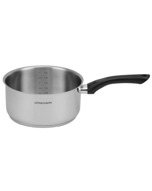 Casserole induction manche fixe grise - D.20 cm