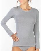 T-Shirt Manon en Micromodal gris clair