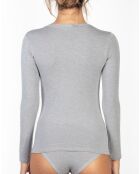 T-Shirt Manon en Micromodal gris clair