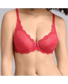 Soutien-Gorge emboîtant Flower Elegance framboise