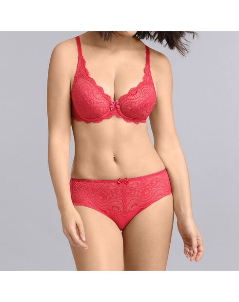 Soutien-Gorge emboîtant Flower Elegance framboise