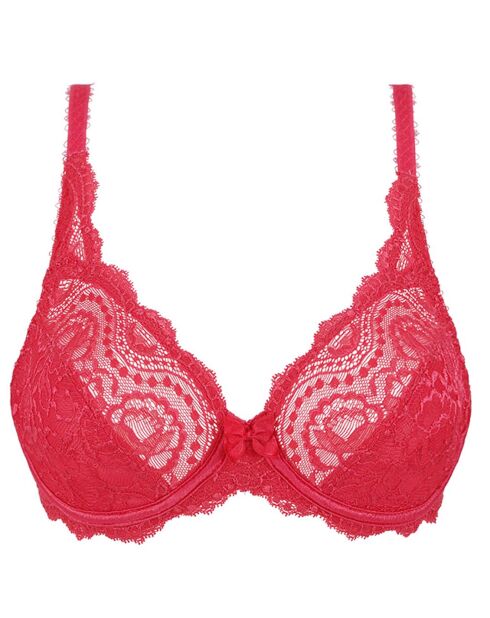 Soutien-Gorge emboîtant Flower Elegance framboise