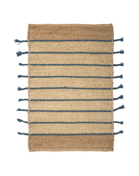 Tappeto Didim beige/blu scuro - 80x60 cm