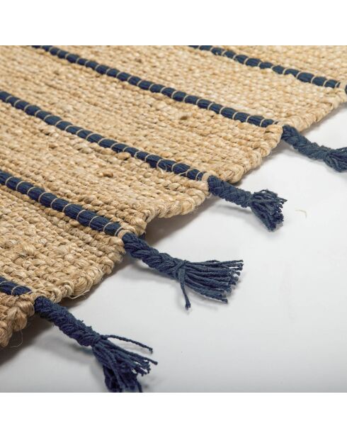 Tappeto Didim beige/blu scuro - 80x60 cm