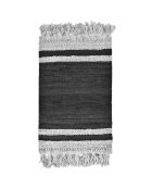 Tapis Talas noir/gris - 80x60 cm