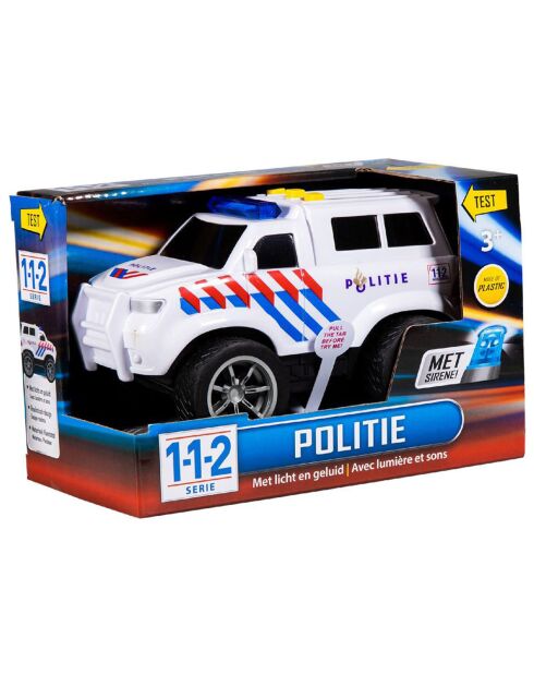 Voiture de police blanche - 2 ans et +
