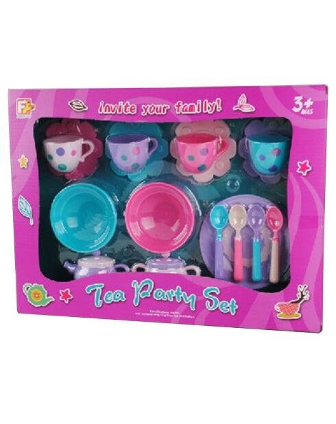 Service à thé - 17 pièces