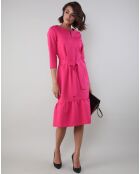 Robe Jeanne rose foncé
