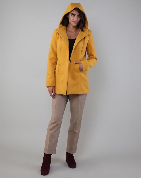 Cappotto giallo Elise