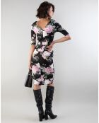 Robe Sybile écru/rose