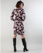 Robe Tiphaine hortensia