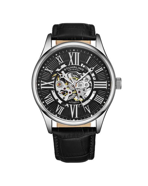 Montre Homme en Cuir Automatique Legacy croco noir