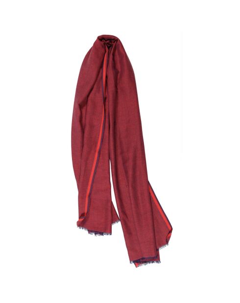 Étole Marius bordeaux - 70x210 cm