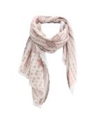 Foulard Mea blanc - 50x150 cm