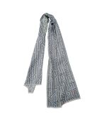 Foulard en Coton & Soie Romejo noir - 50x200 cm
