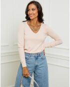 Pull en Cachemire mélangé Audrey rose