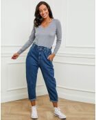 Pull en Cachemire mélangé Audrey gris