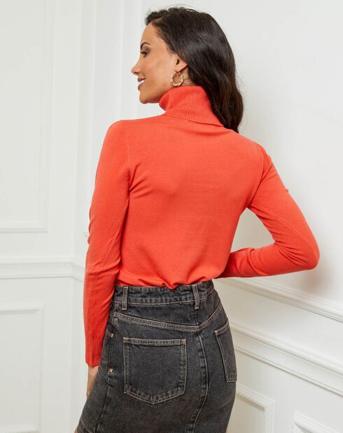 Pull en Cachemire mélangé Soraya corail