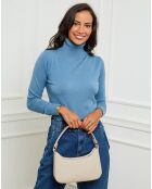 Pull en Cachemire mélangé Soraya bleu