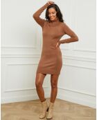 Robe pull en Cachemire mélangé Stéphanie café