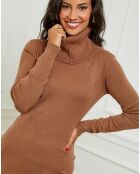 Robe pull en Cachemire mélangé Stéphanie café