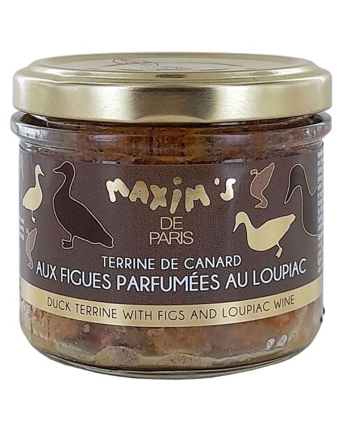 Terrine de canard aux figues parfumée au Loupiac 90 gr