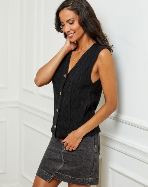 Gilet Lison noir