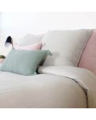 Parure housse de couette grise