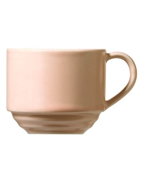 Service à café en Porcelaine rose - 12 pièces