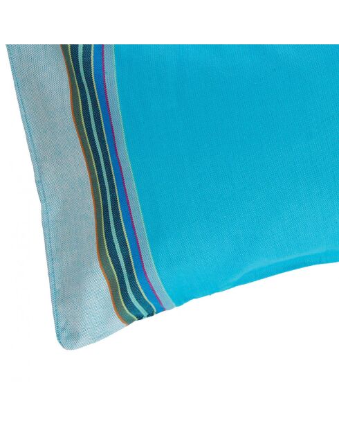Coussin de plage Cap Ferret bleu - 26x40 cm