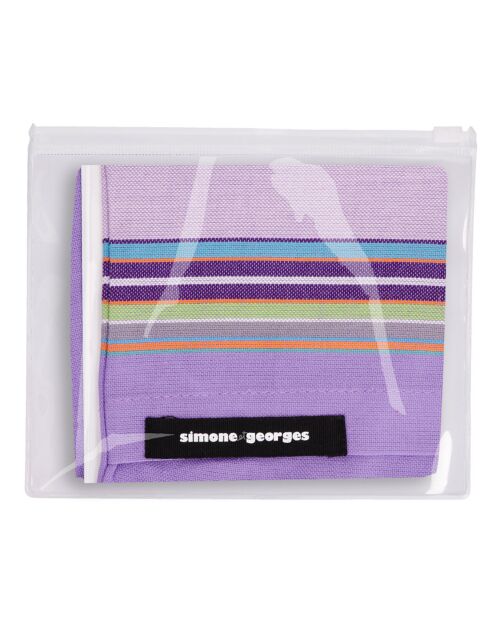 Coussin de plage Trinité violet - 26x40 cm