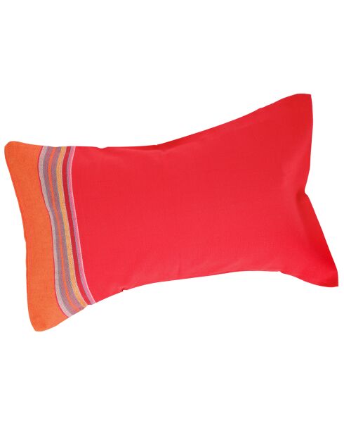 Coussin de plage Carbet rouge - 26x40 cm