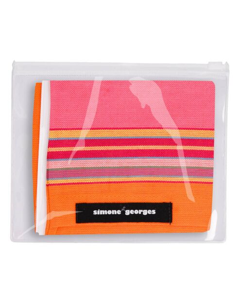 Coussin de plage Macouba orange - 26x40 cm