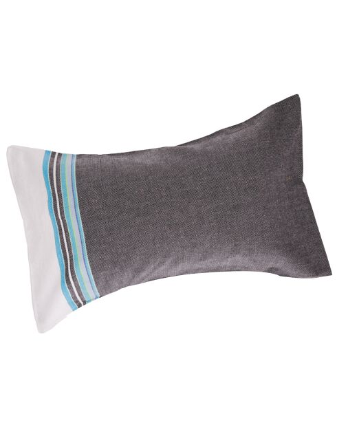 Coussin de plage Diamant gris - 26x40 cm