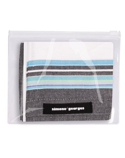 Coussin de plage Diamant gris - 26x40 cm