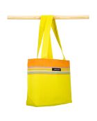 Petit sac de plage Barthelemy jaune - 28x38x10 cm