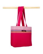 Petit sac de plage Philippine rose - 28x38x10 cm