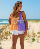 Petit sac de plage Trinité violet - 28x38x10 cm