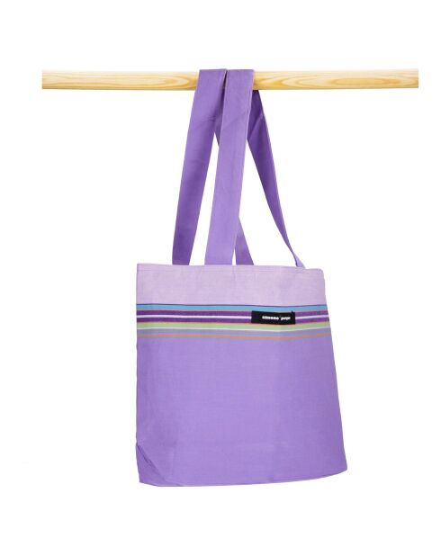 Petit sac de plage Trinité violet - 28x38x10 cm