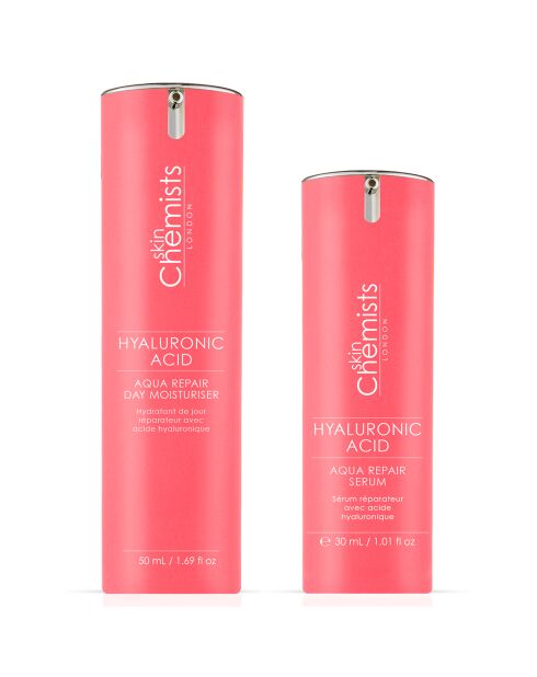 Duo Hydratant de jour & Sérum réparateur à l'acide hyaluronique